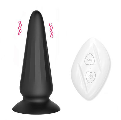 Bullet IPX7 Rechargeable Vibrating Butt Plug Silicone Male Masturbator